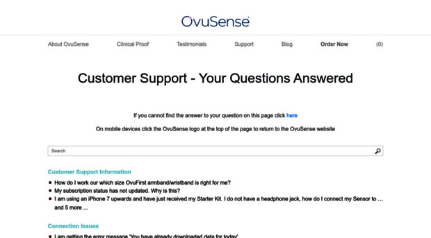 ovusense.ladesk.com