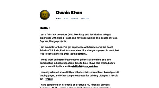 owaiskhan.me