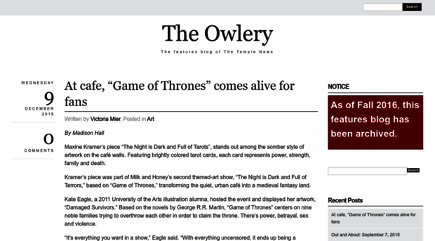 owlery.temple-news.com