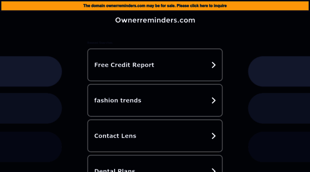 ownerreminders.com