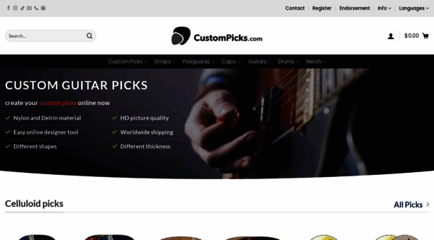 ownguitarpicks.com