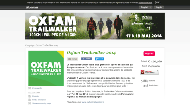 oxfamtrailwalker2014.alvarum.com