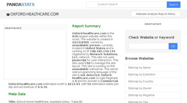 oxford-healthcare.com.pandastats.net