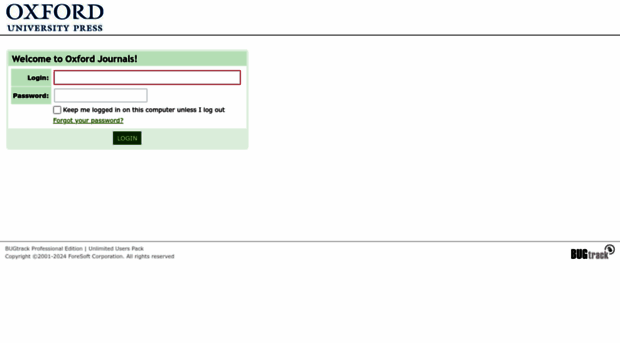 oxfordjournals.bugtrack.net