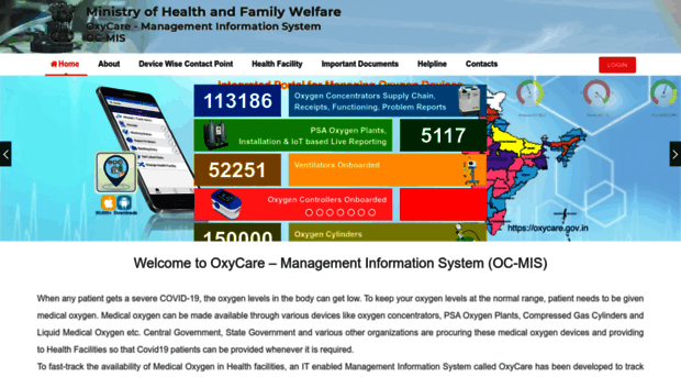 oxycare.gov.in