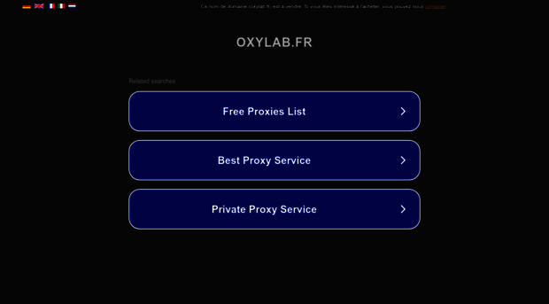 oxylab.fr