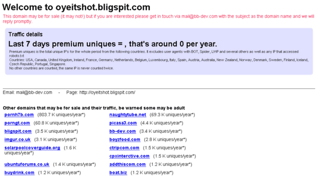 oyeitshot.bligspit.com