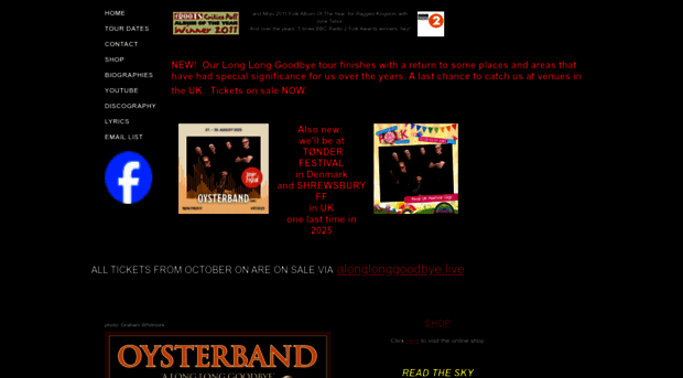 oysterband.co.uk