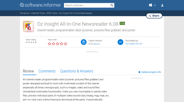 oz-insight-all-in-one-newsreader.software.informer.com