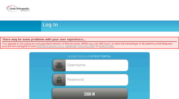 ozark-orthopaedic.omedixpatientportal.com