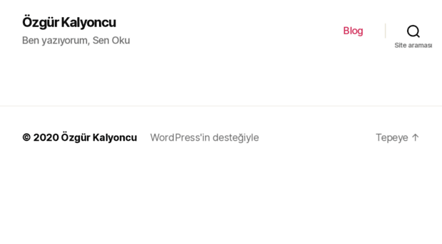 ozgurkalyoncu.com