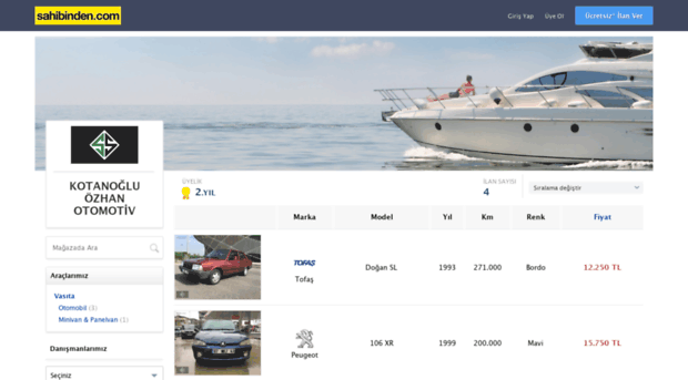 ozhanotomotiv.sahibinden.com