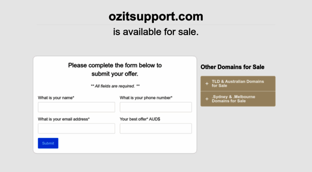 ozitsupport.com