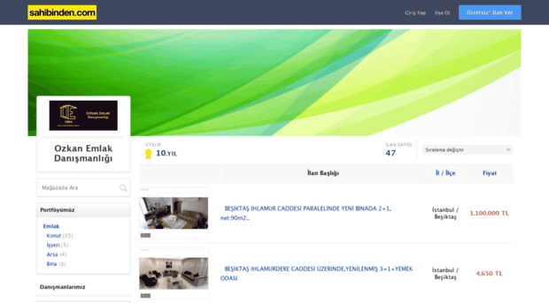 ozkan-emlak.sahibinden.com