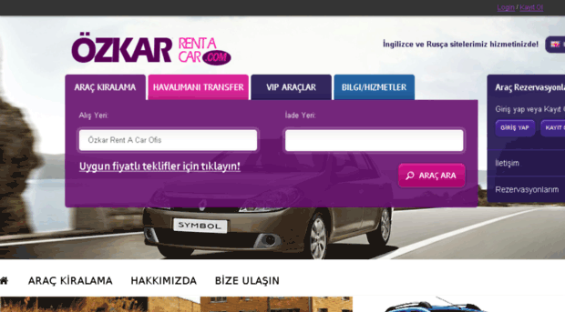 ozkarrentacar.com