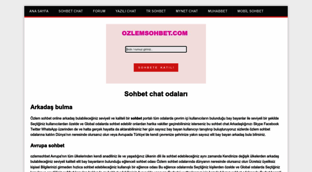 ozlemsohbet.com