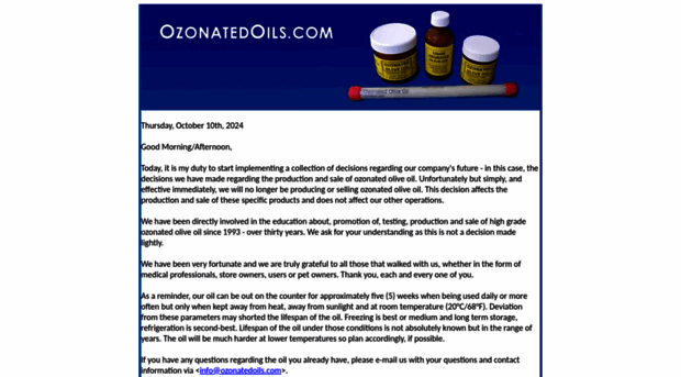 ozonatedoils.com