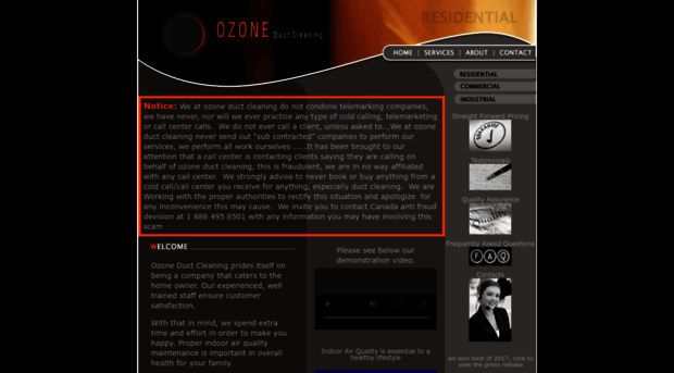 ozoneductcleaning.com