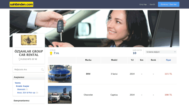 ozsahlargroupcarrental.sahibinden.com
