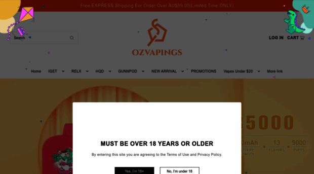 ozvapings.com