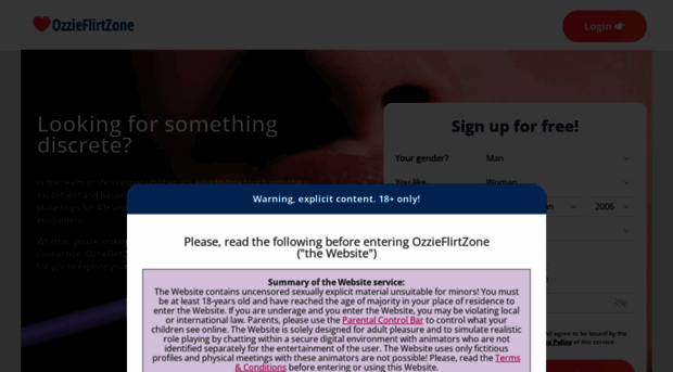 ozzieflirtzone.com