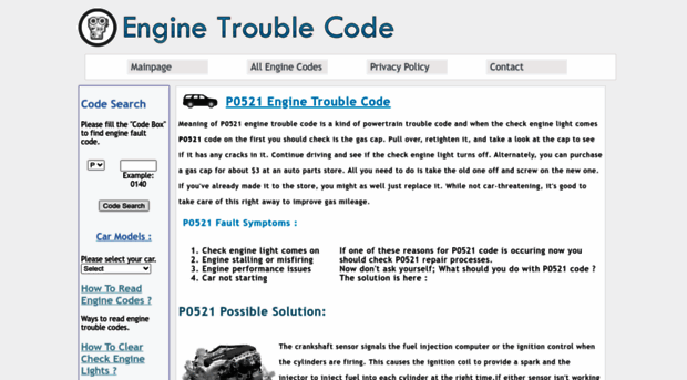 p0521.enginetroublecode.com