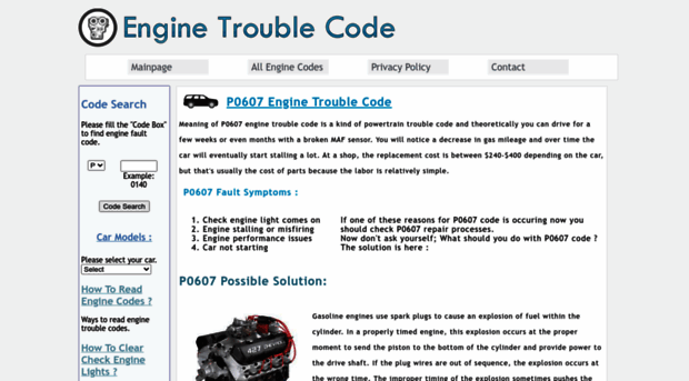 p0607.enginetroublecode.com