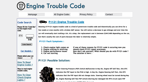 p1121.enginetroublecode.com