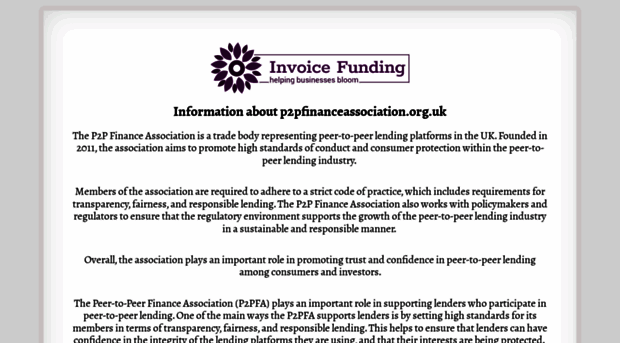 p2pfinanceassociation.org.uk