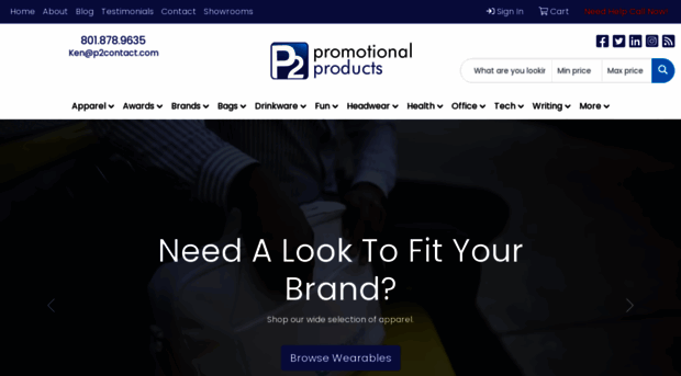 p2promotionalproducts.com