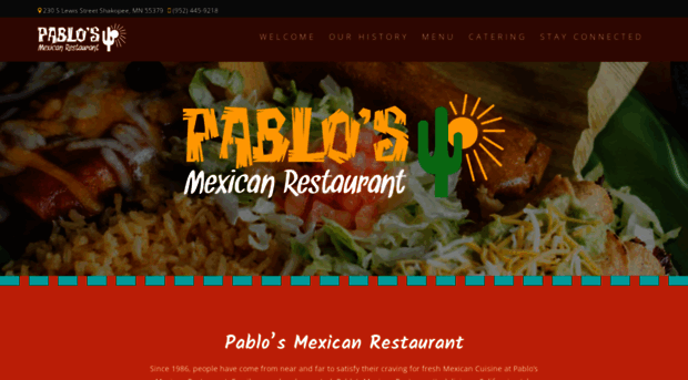 pablosmexican.com