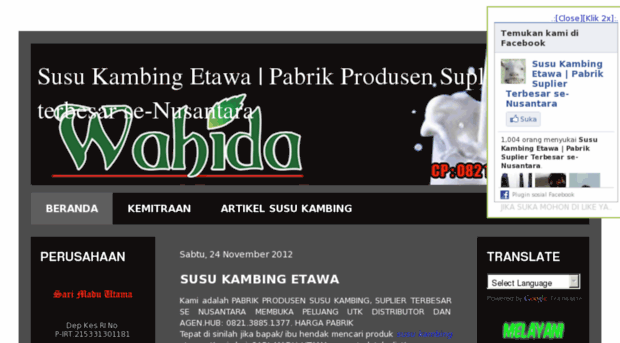 pabriksusukambing.org