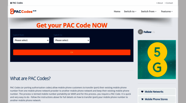 paccodes.co.uk