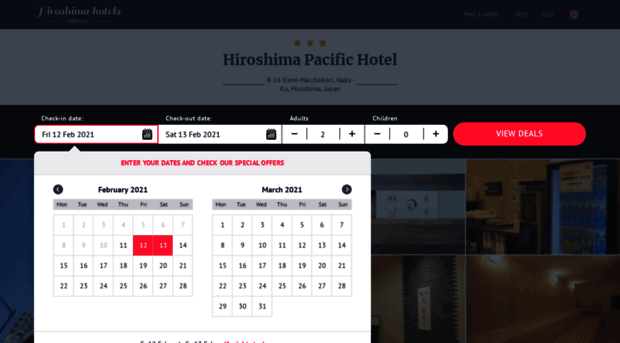 pacific.hotels-hiroshima.com