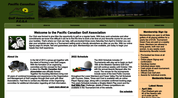 pacificcanadiangolfassociation.ca