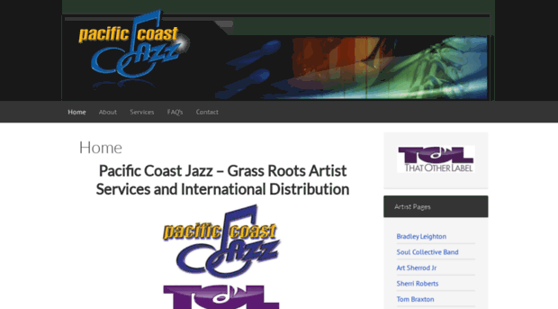 pacificcoastjazz.com