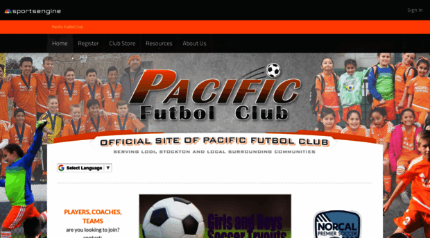 pacificfutbolclub.com