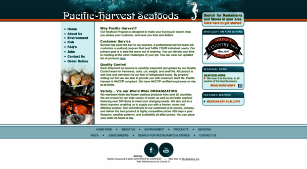 pacificharvestseafoods.com