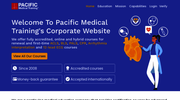 pacificmedicaltraining.com