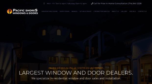 pacificshoreswindows.com