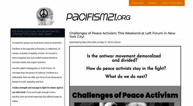 pacifism21.org