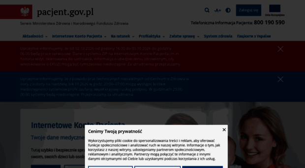 pacjent.gov.pl - Strona główna | Pacjent - Pacjent