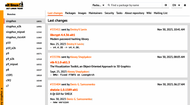 packages.altlinux.org