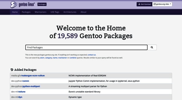 packages.gentoo.org