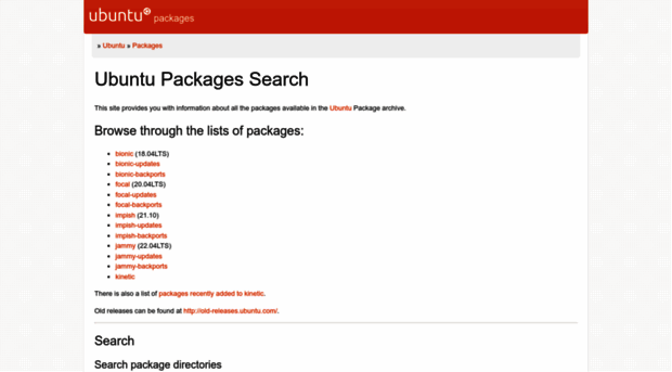 packages.ubuntu.com
