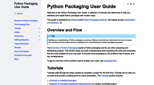 packaging.python.org