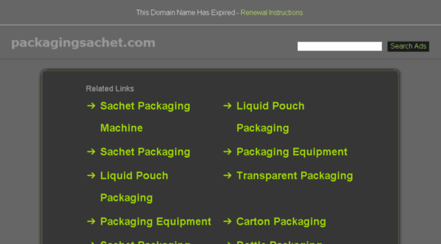 packagingsachet.com