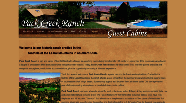 packcreekranch.net