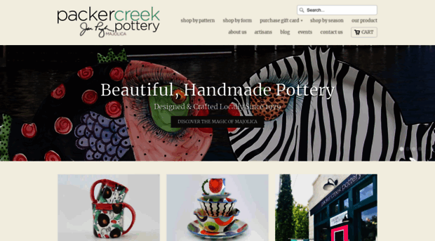 packercreekpottery.com