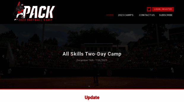 packsoftballcamp.com